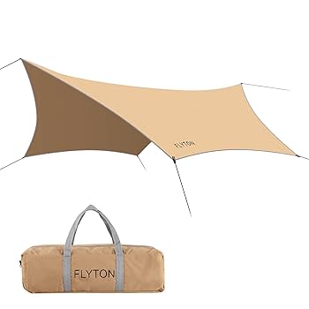 tcタープ4.1X4.2 ◆焚き火可 ❗️ポリコットンタヘキサタープ ポリコットン Amazon | tcタープ4.1mX4.2m 焚き火可 ポリコットンタープ